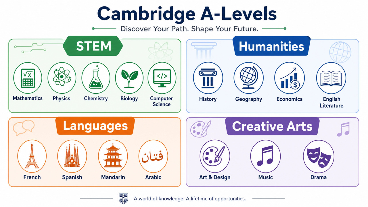 What are A-Levels? Cambridge Curriculum, Subjects, and Exam Guide