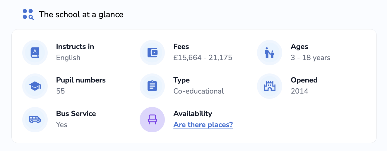 school availability