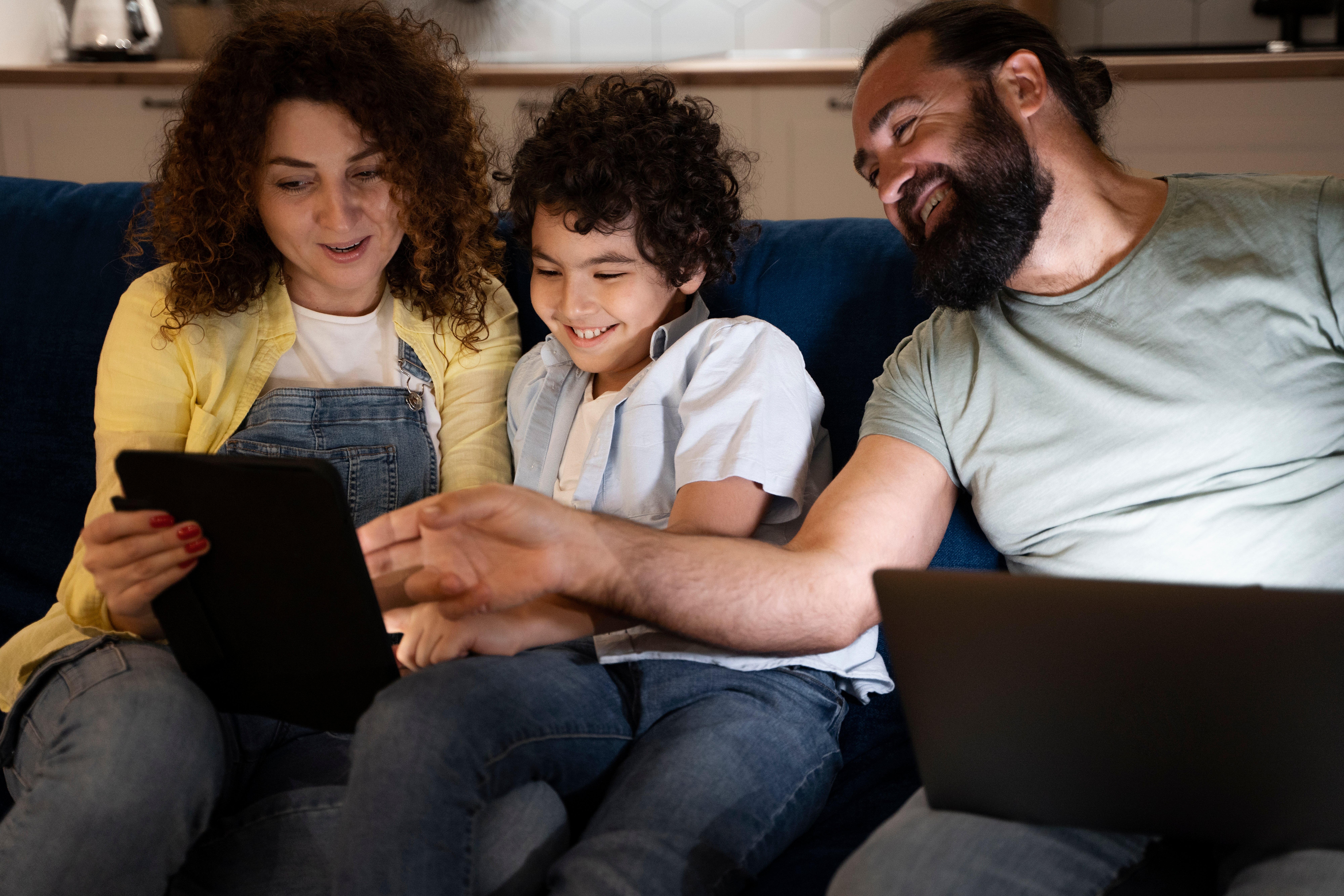 close-up-child-spending-time-with-parents